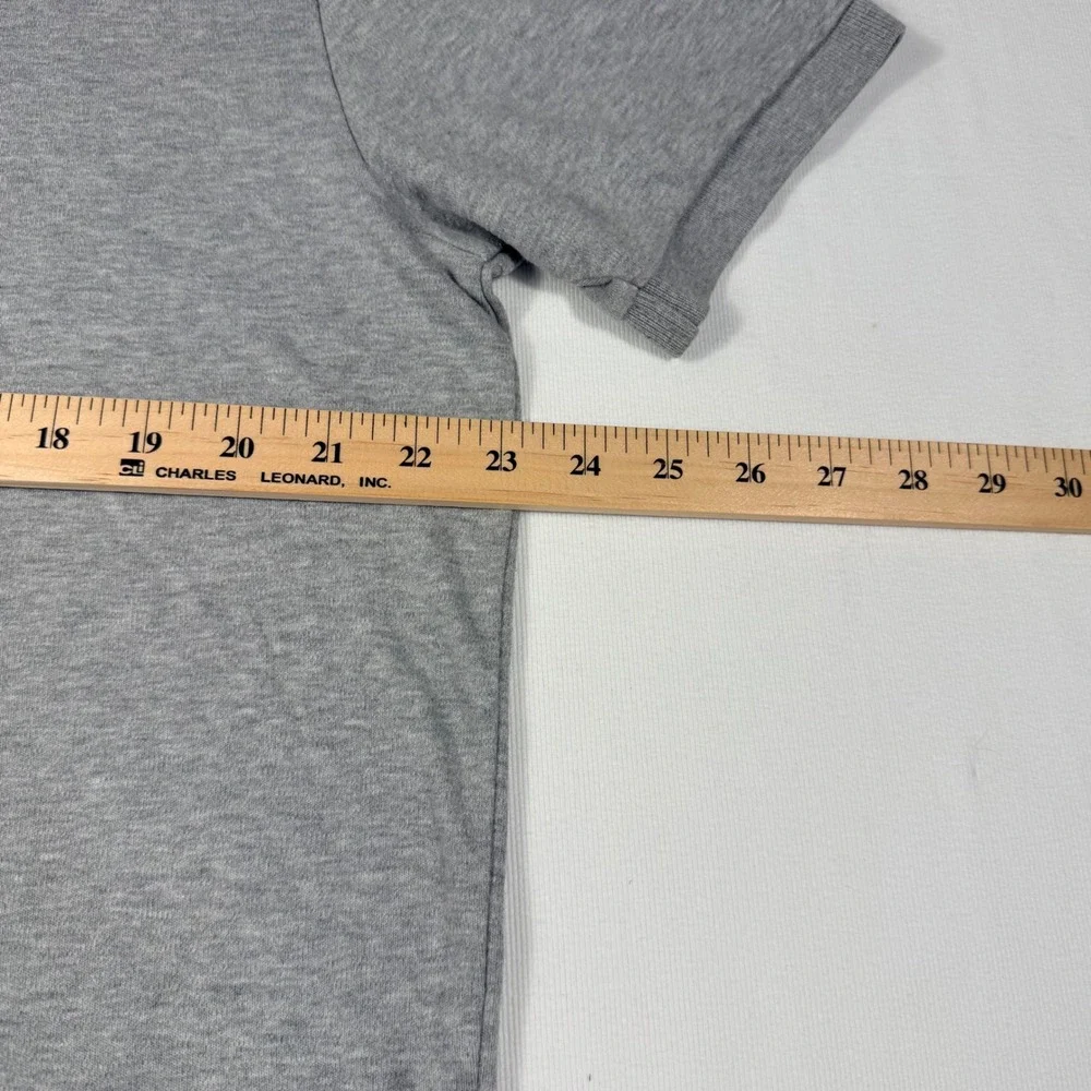 Polo Ralph Lauren Shirt L Gray Short Sleeve Cotton Classic‎ Fit Pony Logo SOFT